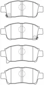 Комплект тормозных колодок, дисковый тормоз AISIN купить